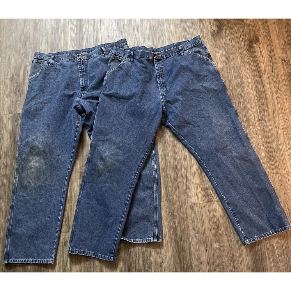 Wrangler Carpenter Jeans Size 42x30 Lot Of 2 Please Read